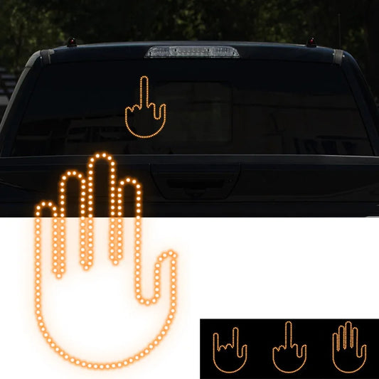 Car LED Illuminated Gesture Light, Hand Shape LED